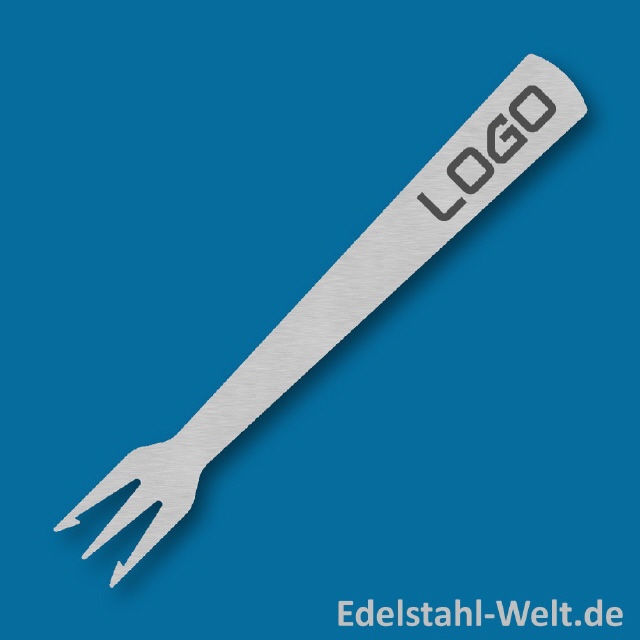Pommesgabel 04 mit Logo